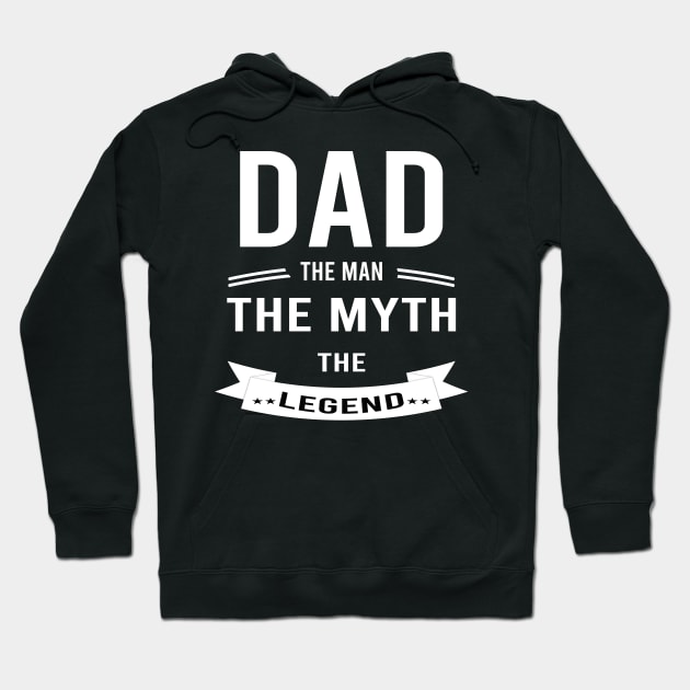 Dad The Man The Myth The Legend Hoodie by designnas2